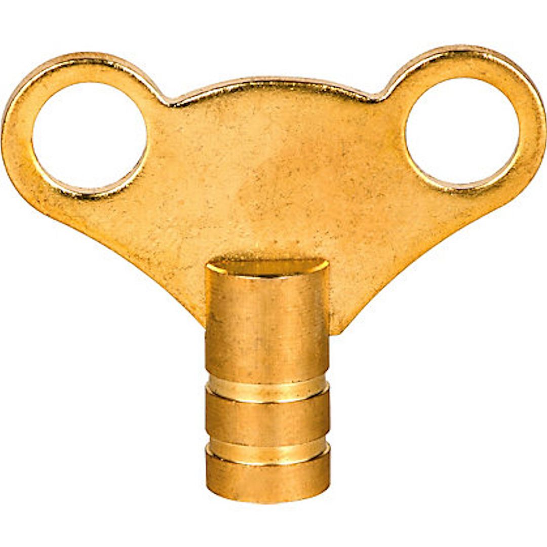 2 Brass Central Heating Radiator Key (pack of 2 keys)